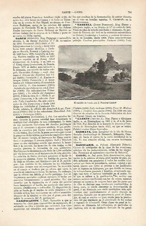 LAMINA ESPASA 16142: El castillo de Corfe por Percival Gaskell