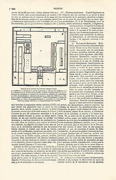 LAMINA ESPASA 16784: Planta de la prision de Auburn Nueva York