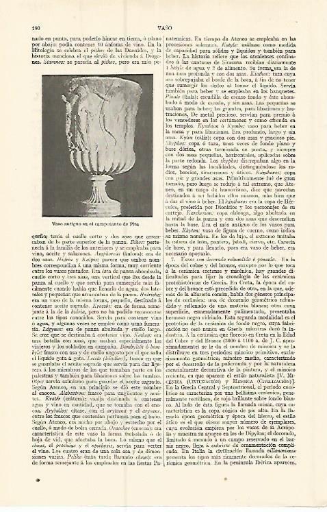 LAMINA ESPASA 17347: Vaso del cementerio de Pisa