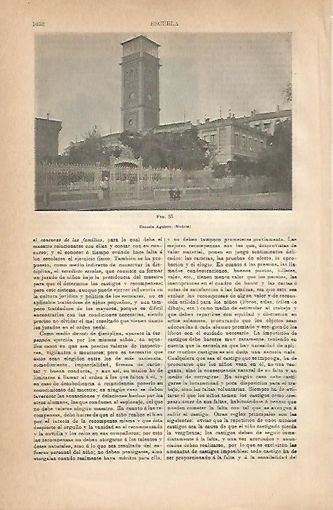 LAMINA ESPASA 18938: Escuela Aguirre en Madrid