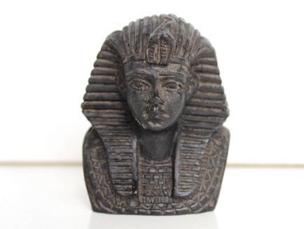 Figura Egipcia: BUSTO TUTANKHAMON (7cm alto)