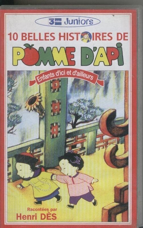 Video VHS: 10 belles histoires de Pomme D Api  