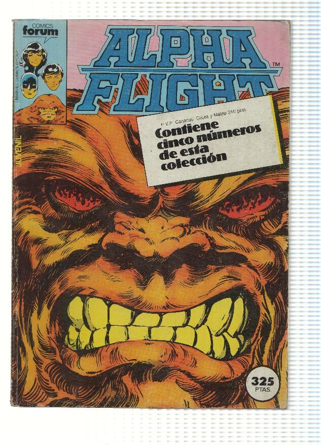 ALPHA FLIGHT: Retapado Numeros 6,7,8,9 y 10.