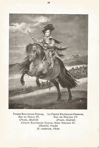 Lamina 008: VELAZQUEZ Principe Baltasar Carlos hijo de Felipe IV