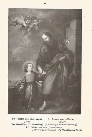 Lamina 145: MURILLO. San Jose y el Niño Jesus