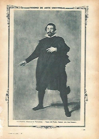 LAMINA 1398. VELAZQUEZ. Pablillo de Valladolid