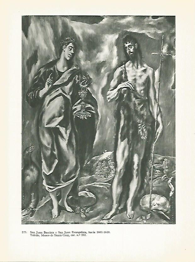 LAMINA 2082: EL GRECO. San Juan Bautista y San Juan Evangelista