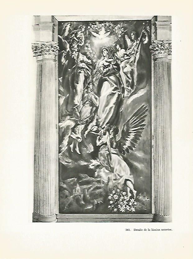 LAMINA 2117: EL GRECO. Immaculada Concepcion (detalle)