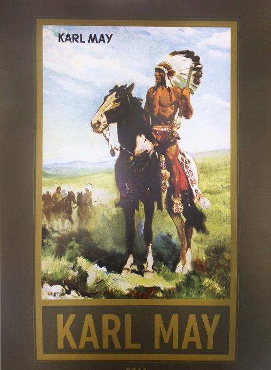 Lamina Karl May numero 11: formato 42 x 56 cm , para enmarcar