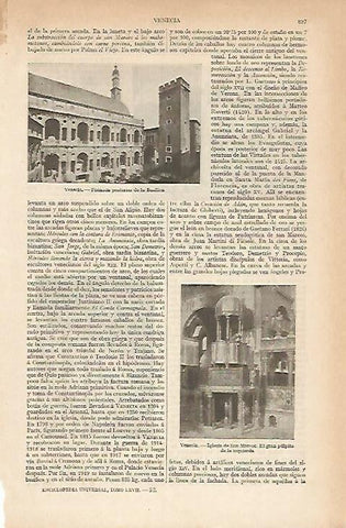 LAMINA ESPASA 6005: Iglesia de San Marcos en Venecia