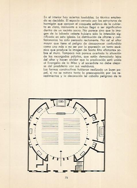 LAMINA 3618: Planta de la Iglesia de Santa Rita. Madrid