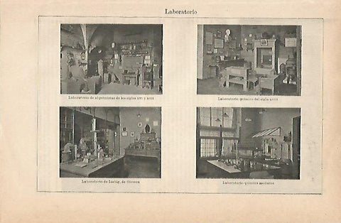 LAMINA ESPASA 8877: Laboratorios de quimica