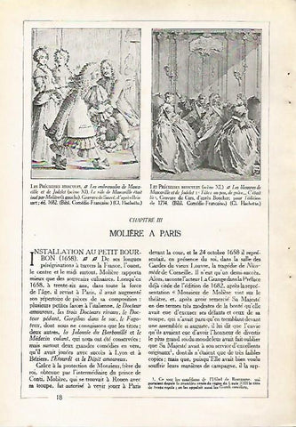 LAMINA 4025: LES PRECIEUSES RIDICULES DE MOLIERE