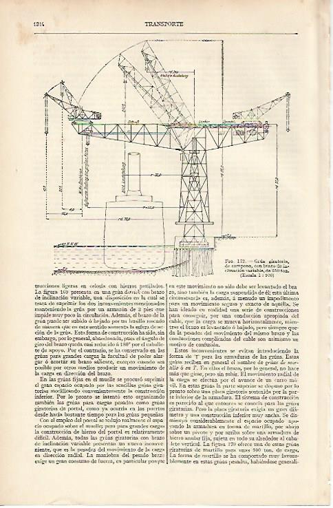 LAMINA ESPASA 11143: Grua giratoria de campana