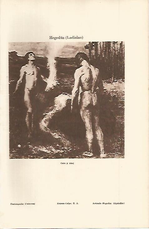 LAMINA ESPASA 11411: Cain y Abel por Hegedus