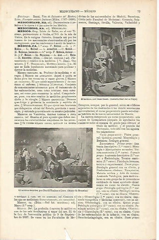 LAMINA ESPASA 11945: El medico por Steen