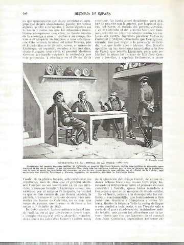 LAMINA 4461: Entrevista en el Hostal de la Corda en 1875