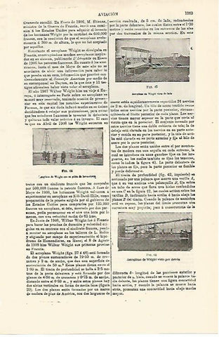 LAMINA ESPASA 13043: Aeroplano de Wright