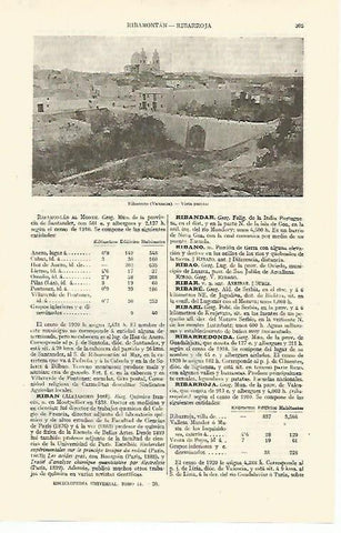 LAMINA ESPASA 13584: Vista parcial de Ribarroja Valencia