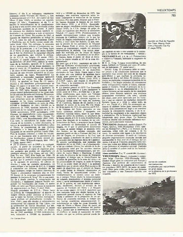LAMINA LAROUSSE 70074: Imagenes de la Guerra de Vietnam