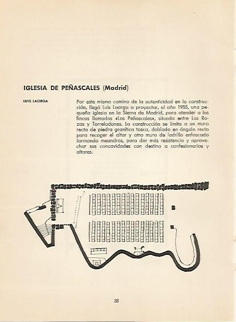 LAMINA 3603: Planta de la Iglesia de Peñascales. Madrid