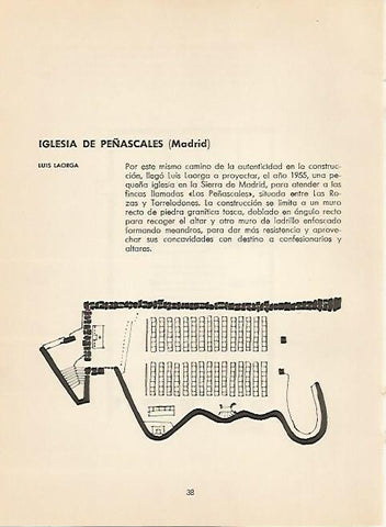 LAMINA 3603: Planta de la Iglesia de Peñascales. Madrid