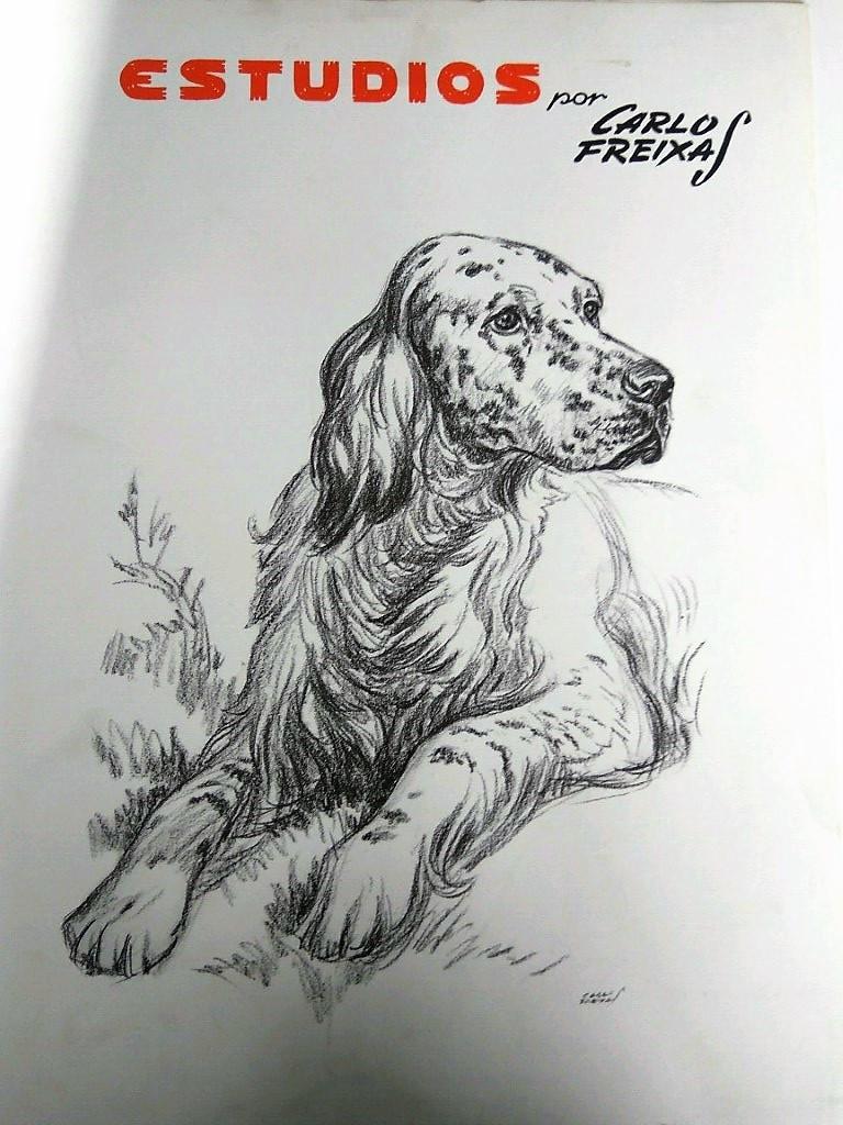 Laminas Carlos Freixas: PERROS NUMERO 27 - CARPETA ARCHIVADORA PERROS