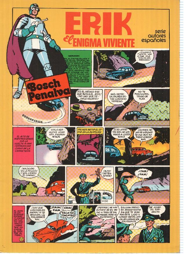 Serie Autores Españoles: BOSCH PENALVA - ERIK EL ENIGMA VIVIENTE (Revival Comics)