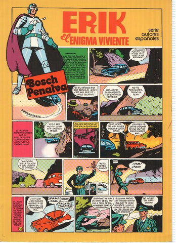 Serie Autores Españoles: BOSCH PENALVA - ERIK EL ENIGMA VIVIENTE (Revival Comics)
