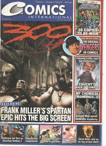 COMICS INTERNATIONAL Magazine, Numero 201: Frank Miller Spartan Epic (April 2007)
