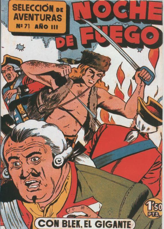 Bleck el gigante facsimil numero 071: Noche de fuego