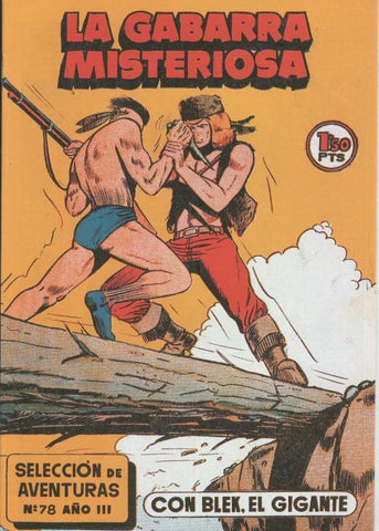Bleck el gigante facsimil numero 078: La gabarra misteriosa