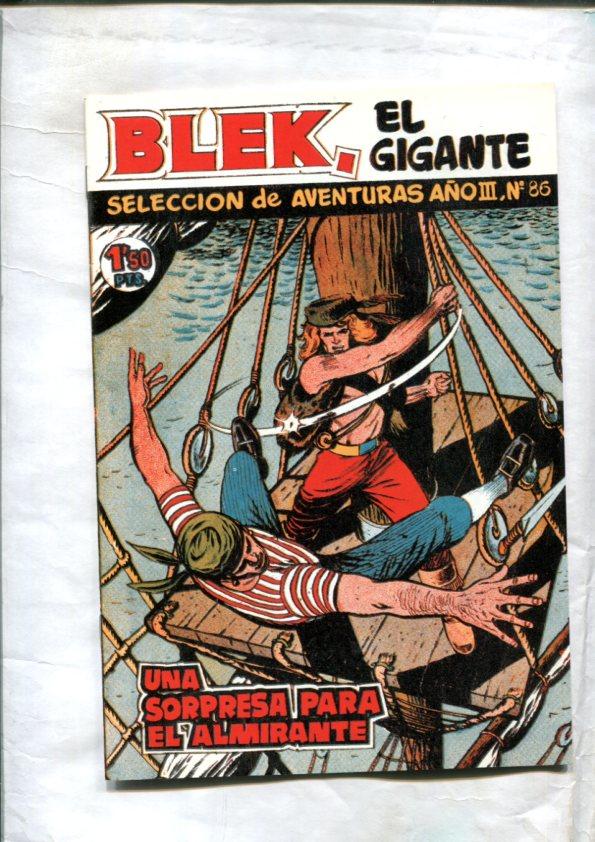 Bleck el gigante facsimil numero 086: Una sorpresa para el almirante