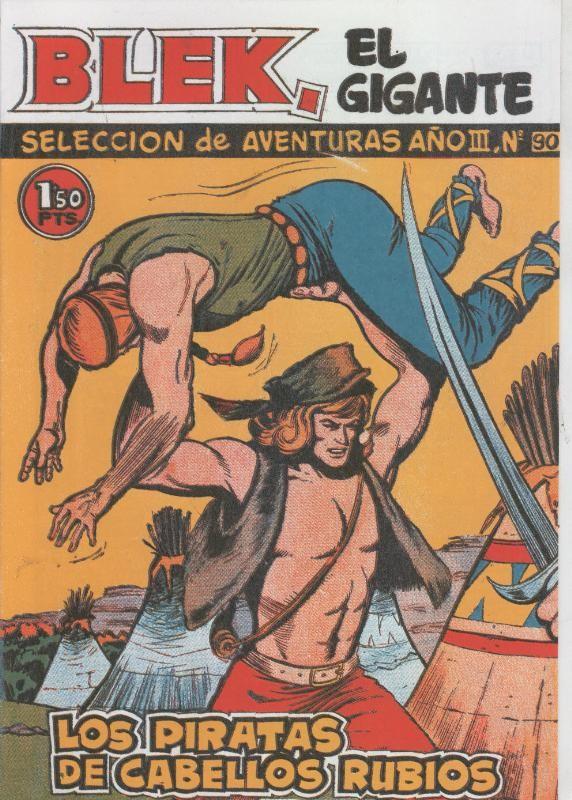 Bleck el gigante facsimil numero 090: Los piratas de cabellos rubios