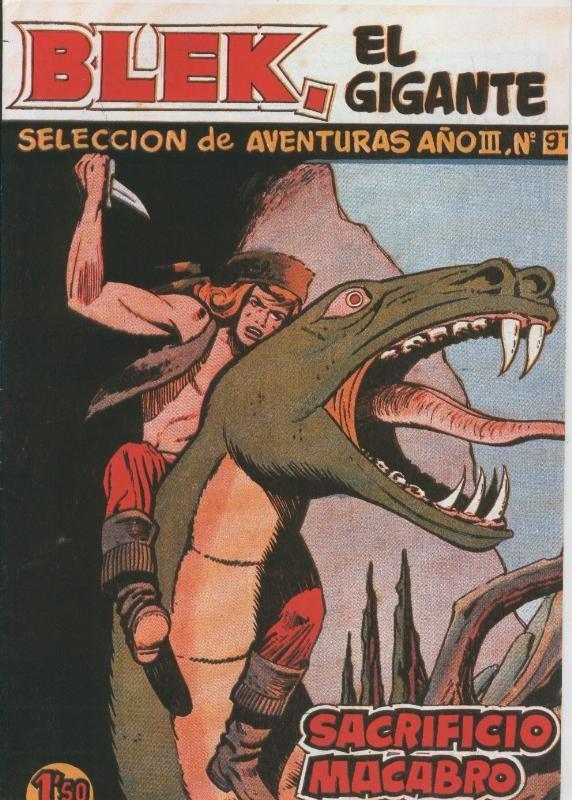 Bleck el gigante facsimil numero 091: Sacrificio macabro