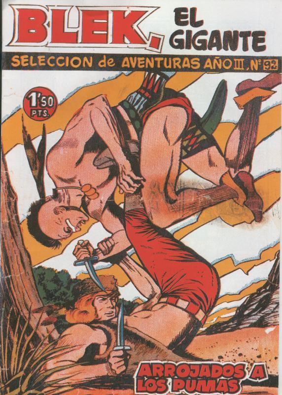 Bleck el gigante facsimil numero 092: Arrojados a los pumas