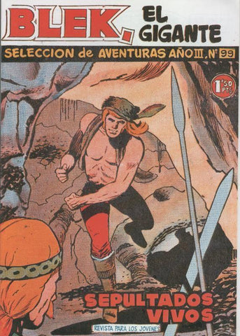 Bleck el gigante facsimil numero 099: Sepultados vivos