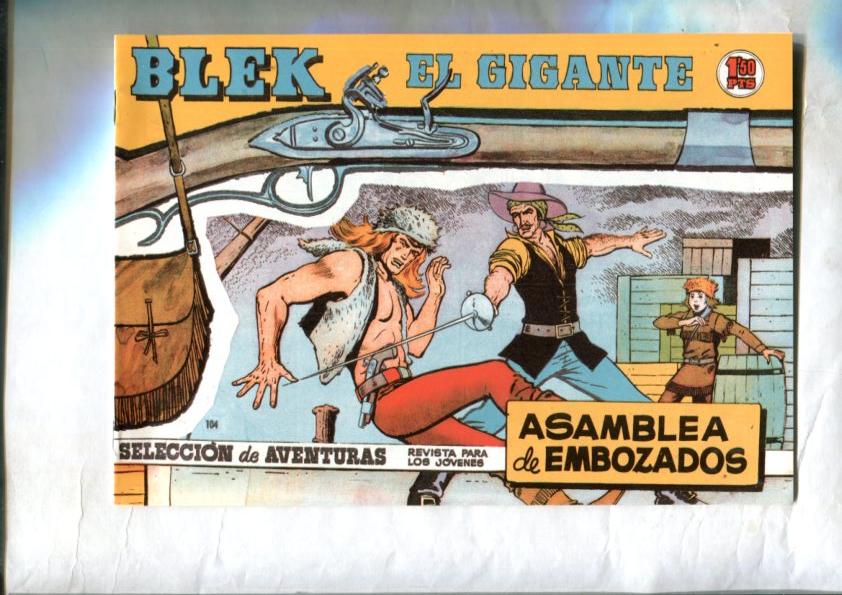 Bleck el gigante facsimil numero 104: Asamblea de embozados