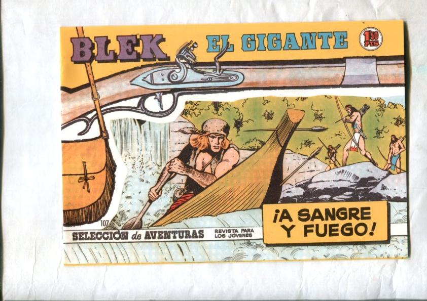 Bleck el gigante facsimil numero 107: A sangre y fuego