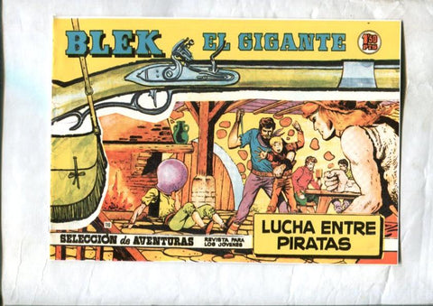 Bleck el gigante facsimil numero 110: Lucha entre piratas