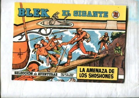 Bleck el gigante facsimil numero 119: La amenaza de los shoshones