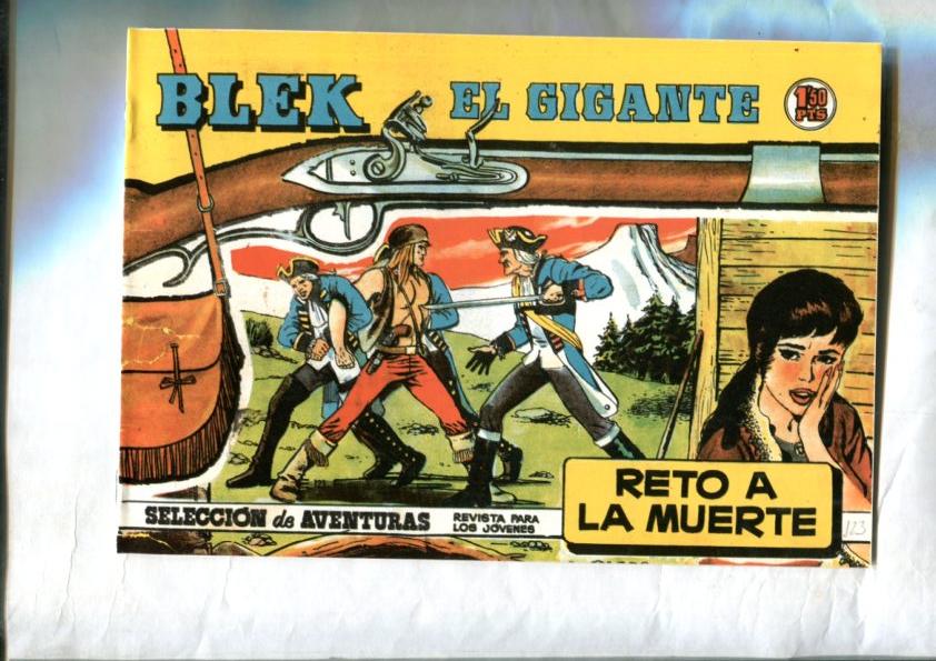 Bleck el gigante facsimil numero 123: Reto a la muerte