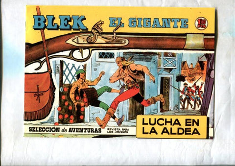 Bleck el gigante facsimil numero 127: Lucha en la aldea