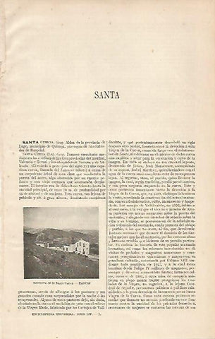 LAMINA ESPASA 19397: Santuario de la Santa Cueva