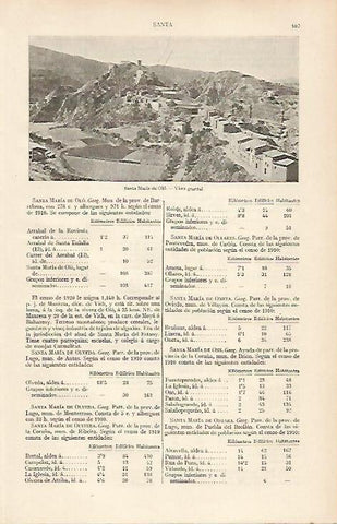 LAMINA ESPASA 19412: Santa Maria de Olo Barcelona