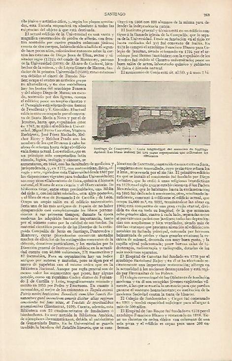 LAMINA ESPASA 19450: Mausoleo de Santiago Apostol