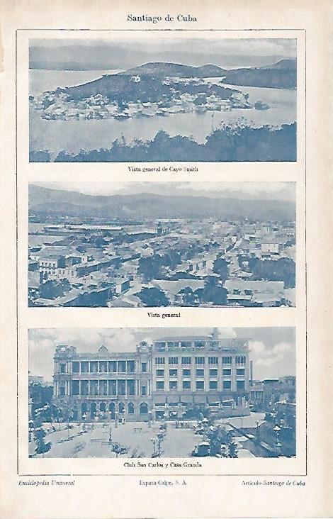 LAMINA ESPASA 19455: Santiago de Cuba