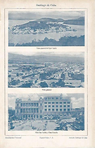 LAMINA ESPASA 19455: Santiago de Cuba