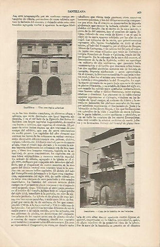 LAMINA ESPASA 19475: Casa de los Velardes en Santillana del Mar