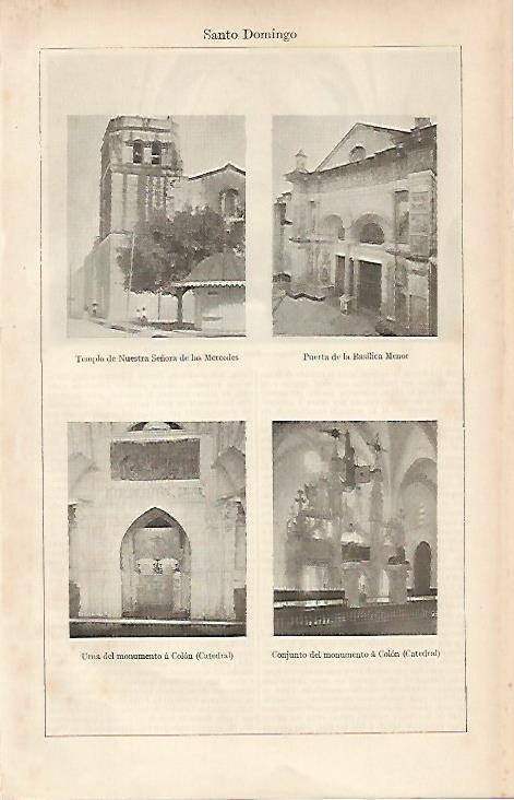 LAMINA ESPASA 19482: Santo Domingo de El Salvador